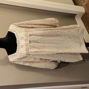 NWOT Free People Babydoll Eyelet Tunic